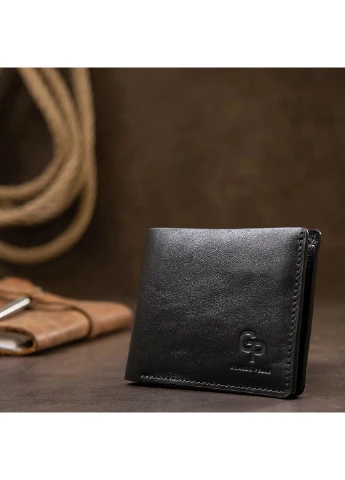 Мужское кожаное портмоне 11х9х1,5 см Grande Pelle (252131569)