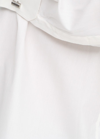 Белая классическая рубашка однотонная Romano Botta с длинным рукавом