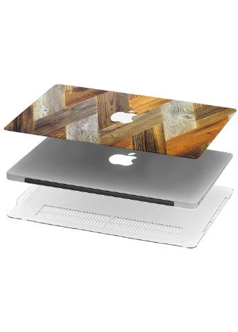 Чохол пластиковий для Apple MacBook 12 A1534 / A1931 Дерев'яні панелі (3365-2806) MobiPrint (219125708)
