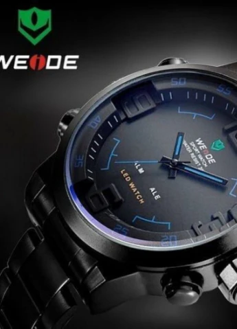 Чоловічі Годинники Sport Blue кварцові спортивні Weide (226699228)