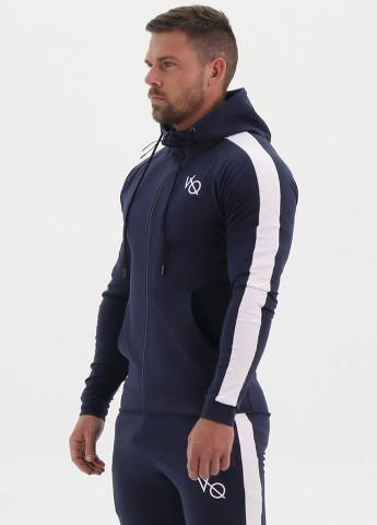 Темно-синий демисезонный фирменный спортивный костюм VQH