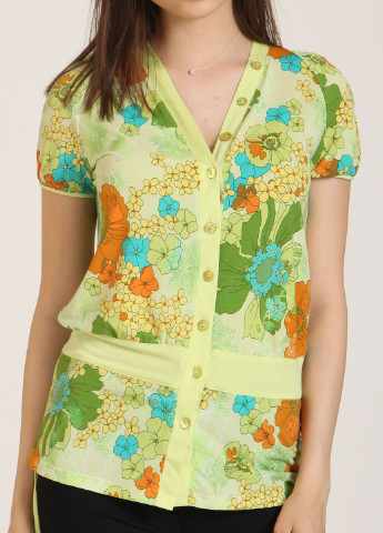 Комбинированная летняя блуза Glance