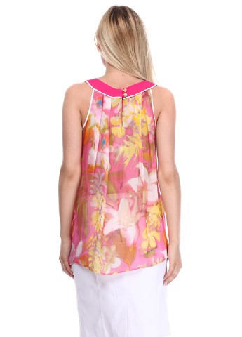 Розовая летняя блуза Sassofono