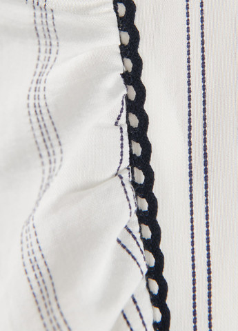 Білий кежуал сукня кльош Reserved в смужку