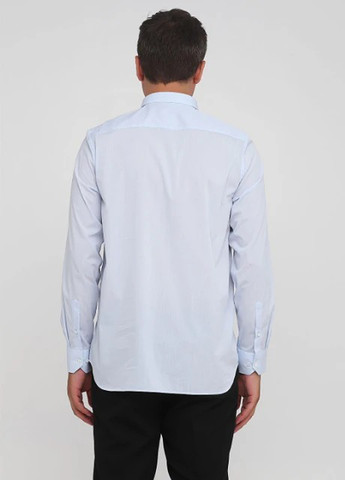 Голубой кэжуал рубашка однотонная John Richmond