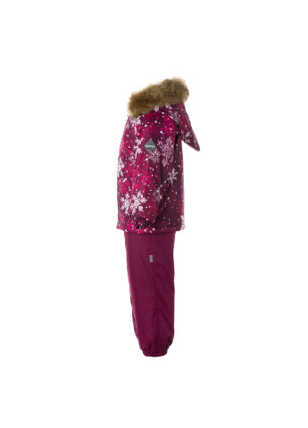 Бордовый зимний комплект зимний (куртка + полукомбинезон) avery Huppa