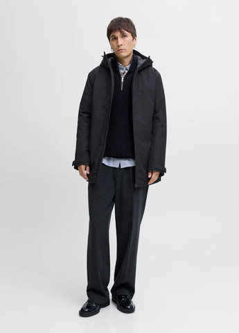 Черная демисезонная куртка Jack & Jones