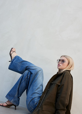 Коричнева демісезонна куртка H&M