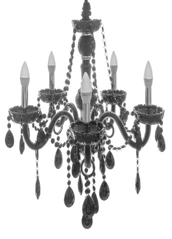 Люстра свічка підвісна кришталева класична BCL-685S/5 E14 BK Brille (251290902)