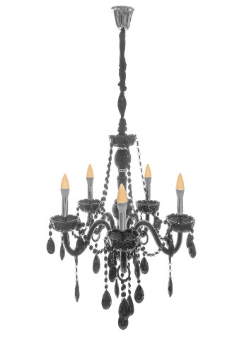 Люстра свічка підвісна кришталева класична BCL-685S/5 E14 BK Brille (251290902)