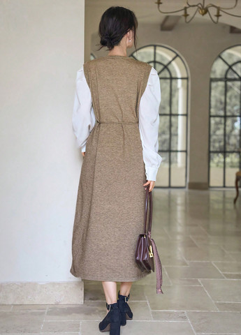 Коричнева кежуал сукня Dazy однотонна