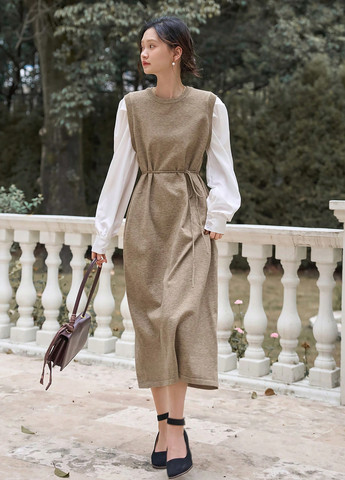 Коричнева кежуал сукня Dazy однотонна