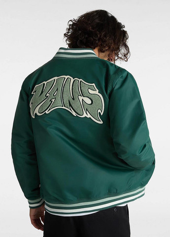 Бомбер Vans бейсбольний на блискавці (330358931)