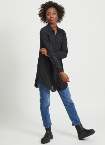 Чёрная блуза Vila