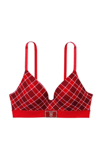 Красный демисезонный комплект (бюстгальтер, трусики) Victoria's Secret