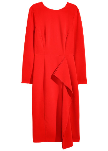 Червона кежуал сукня футляр H&M