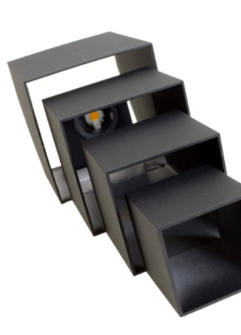 Подстветка AL-281/2х5W NW LED IP54 BK Brille (253965379)