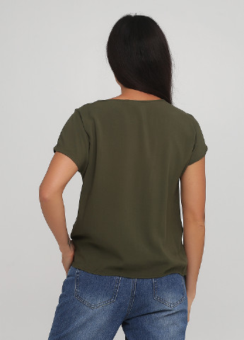 Оливковая (хаки) летняя блуза Esmara