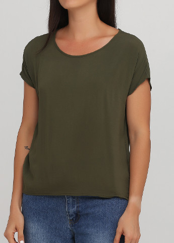 Оливковая (хаки) летняя блуза Esmara