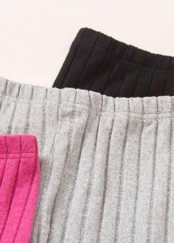 Комбинированные демисезонные леггинсы (3 шт.) SHEIN