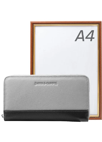 Жіночий шкіряний гаманець 19х10х2 см Smith&Canova (252127534)