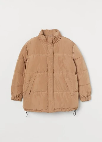 Бежевая зимняя куртка H&M