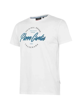 Біла футболка Pierre Cardin
