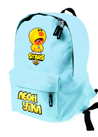 Детский рюкзак Леон Качка Саллі Леон Курча Саллі Бравл Старс (Leon Sally Brawl Stars) (9263-1020) MobiPrint (217366046)