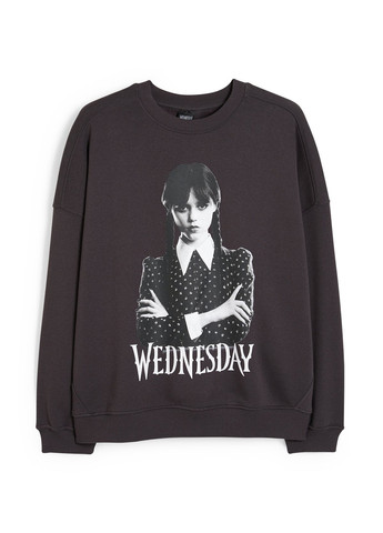 Темно-серый свитшот C&A персонажи без декора (352192983)