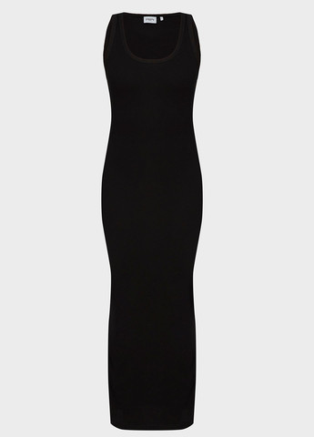 Черное кэжуал платье платье-майка PRPY однотонное