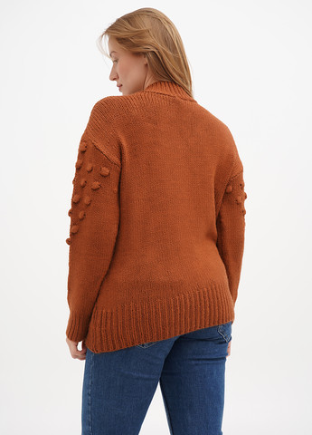 Коричневий демісезонний светр Sassofono Club