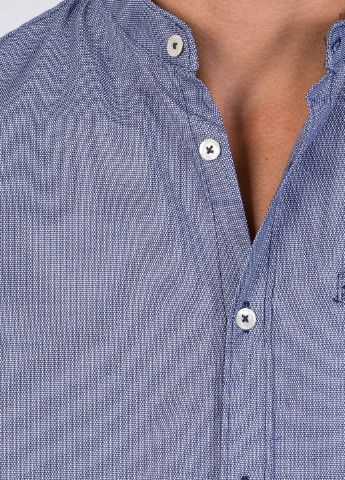 Синяя кэжуал рубашка перец с солью Gas