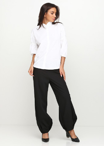 Черные кэжуал демисезонные прямые брюки Lauren Vidal