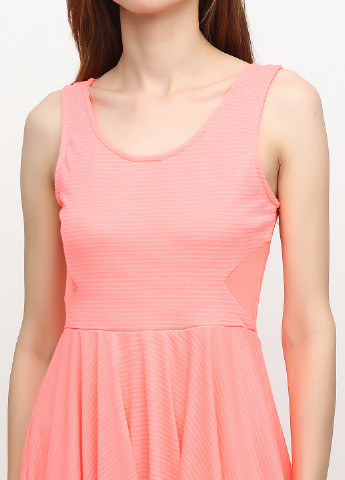Розовое кэжуал платье с юбкой-солнце Ocean Drive однотонное