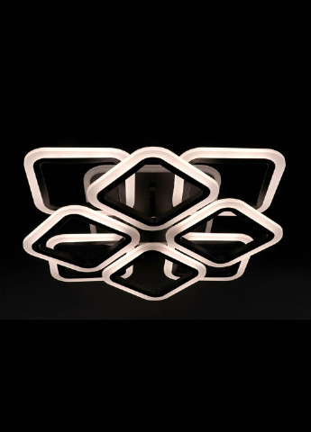 Люстра стельова LED з пультом A2400 / 4 + 4S-RGB-bk Чорний 11х50х50 см. Handmade (234538272)