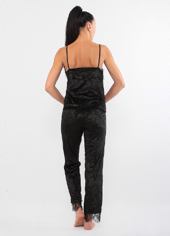 Пудровий демісезонний комплект (халат, майка, штани) Ghazel