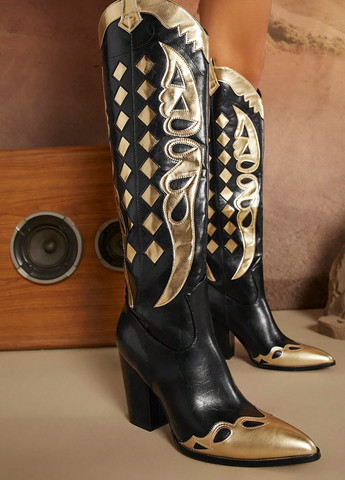 Осенние сапоги казаки SHEIN