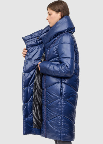 Темно-синяя зимняя куртка Dolcedonna