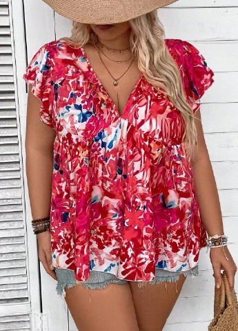 Комбінована блуза SHEIN