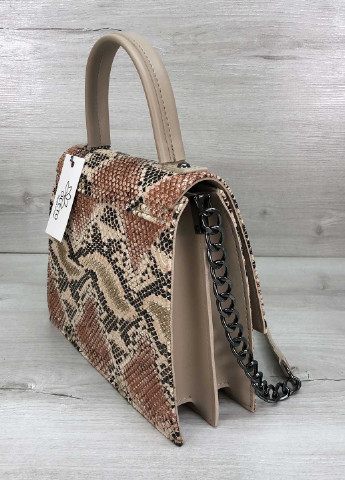 Сумка жіноча крос боді екошкіра (wel-T5301) Бежева WeLassie (253982500)