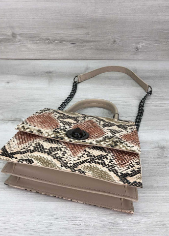 Сумка жіноча крос боді екошкіра (wel-T5301) Бежева WeLassie (253982500)