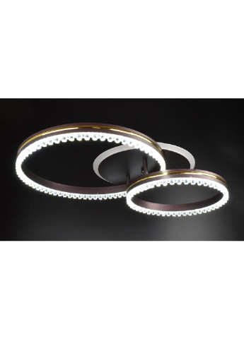 Люстра потолочная LED с пультом A55061/2B-RGB-cf+gd Коричневый 12х40х61 см. Sunnysky (253628090)