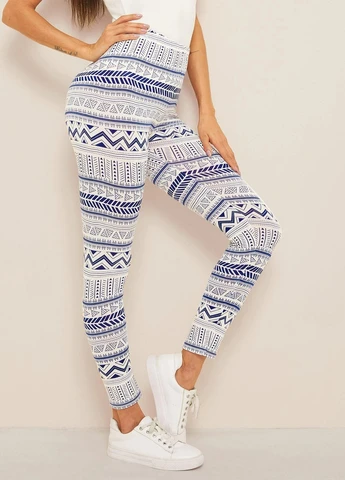 Комбинированные демисезонные леггинсы SHEIN