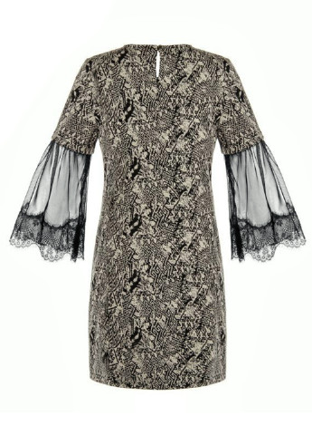 Серое кэжуал платье Rinascimento с абстрактным узором