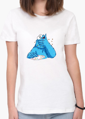 Футболка жіноча Бейбі Йода (Baby Yoda The Mandalorian) Білий (8976-1987) XXL MobiPrint - (216299707)