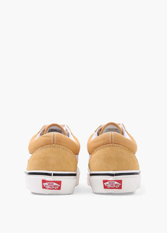 Персиковые кеды Vans VN0A4BW3BLS1 с логотипом, с белой подошвой