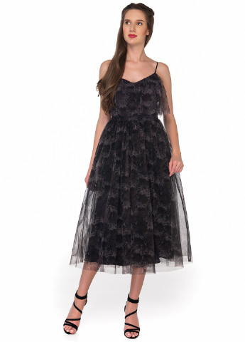 Женское демисезонное Платье пачка, клеш Arefeva с абстрактным узором