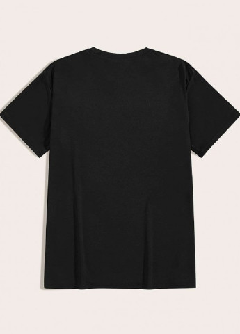 Черная футболка SHEIN