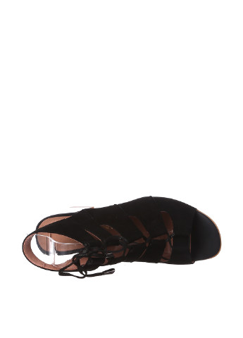 Черные босоножки Fabiani на шнурках