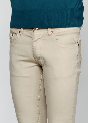 Бежевые демисезонные скинни джинсы Alcott